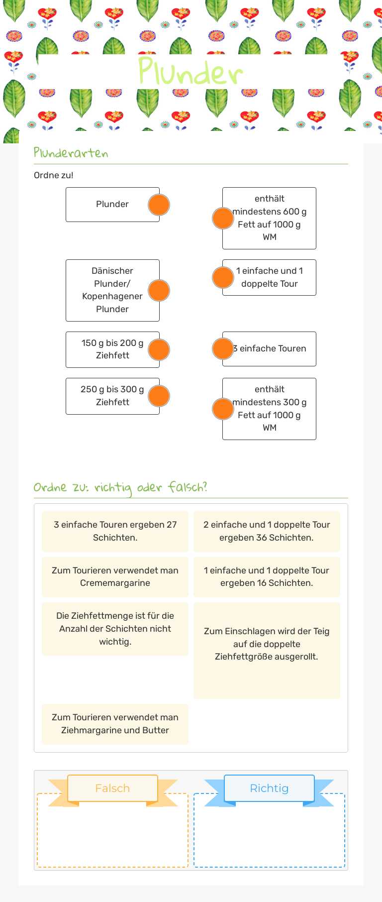 Plunder worksheet preview image