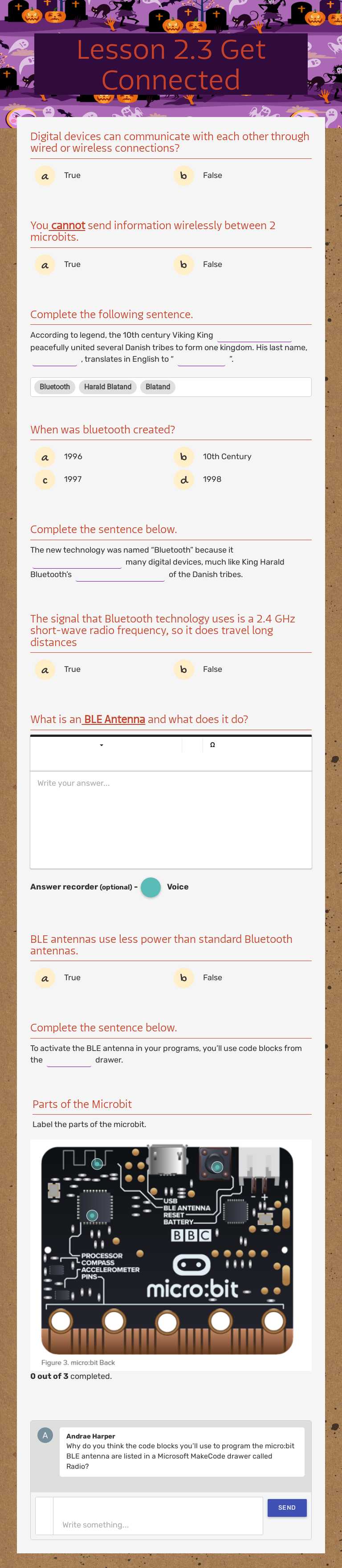 Lesson 2.3 Get Connected Grade 6 worksheet preview