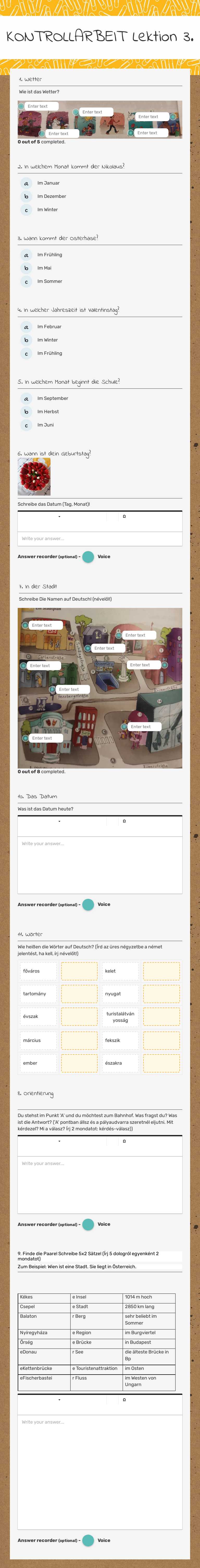 KONTROLLARBEIT
Lektion 3. worksheet preview image