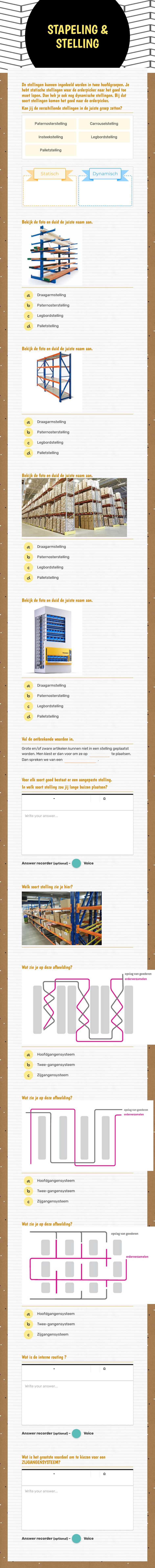 STAPELING & 
STELLING worksheet preview