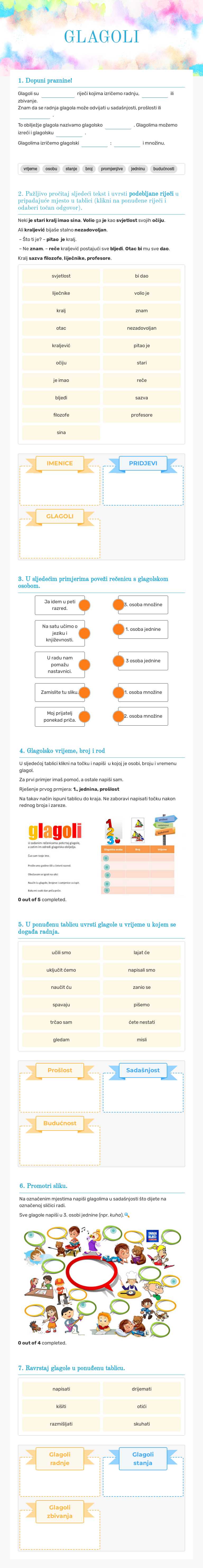 GLAGOLI worksheet preview image