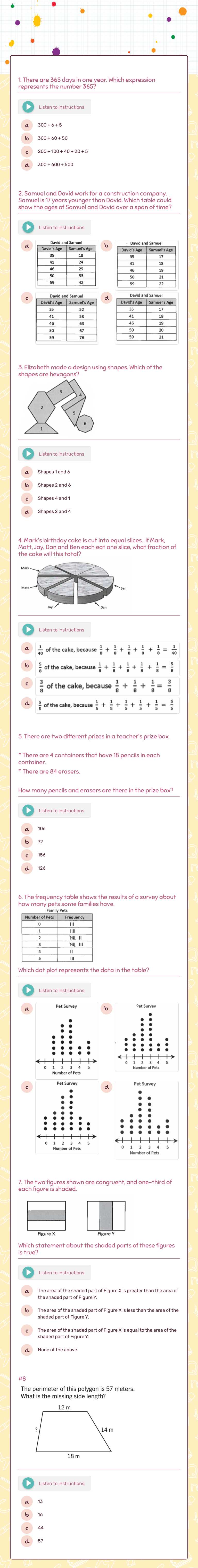 GPS A1 (#1-8) worksheet preview image