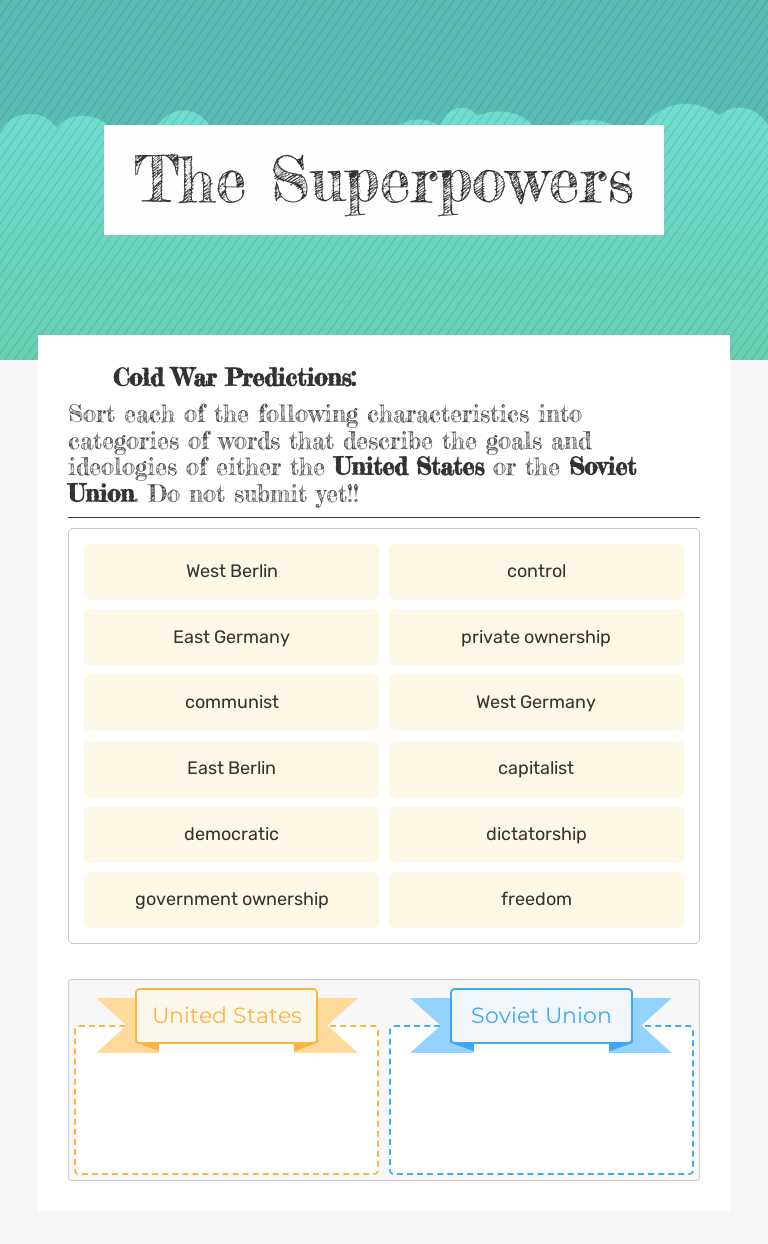 The Superpowers worksheet preview image