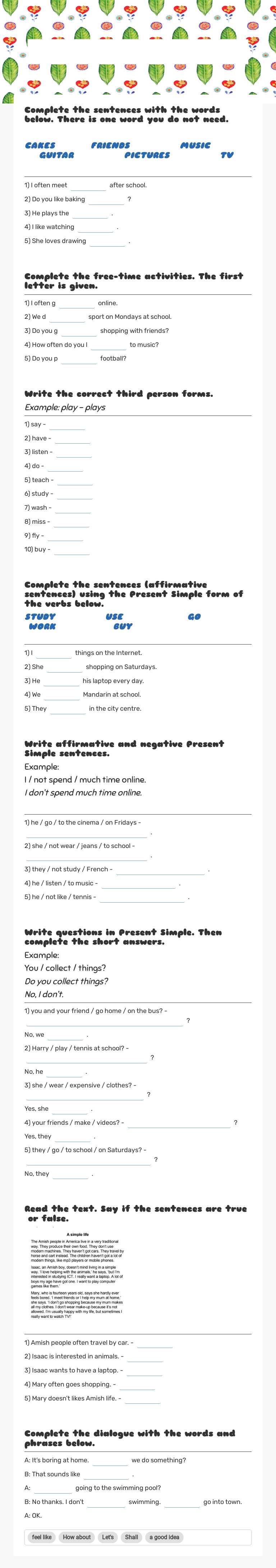Unit 1 TEST (L5) worksheet preview image