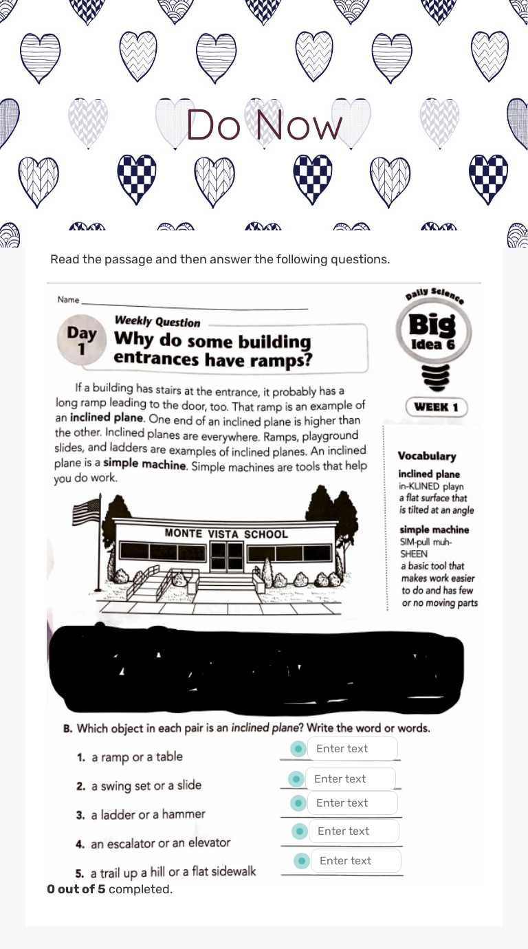Do Now worksheet preview image