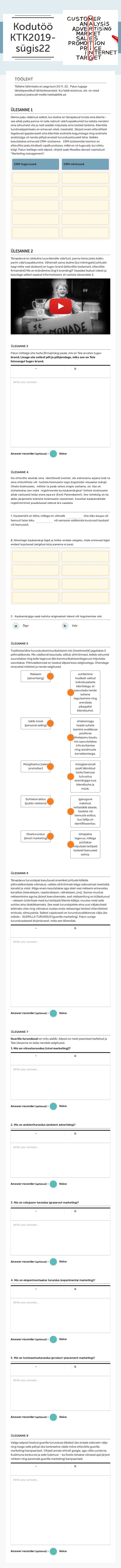 Kodutöö 
KTK2019-sügis22 worksheet preview image