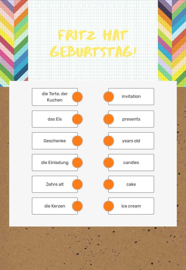 FRitz hat Geburtstag! worksheet preview image