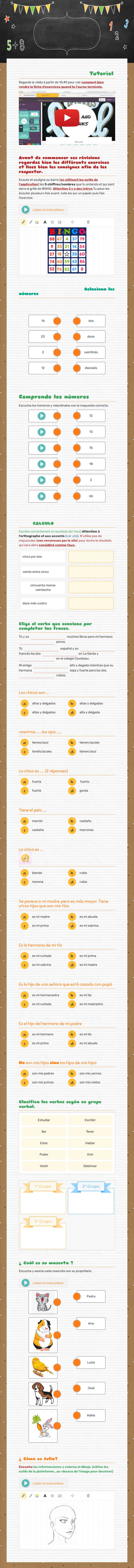 REPASOS Grade 7 worksheet preview