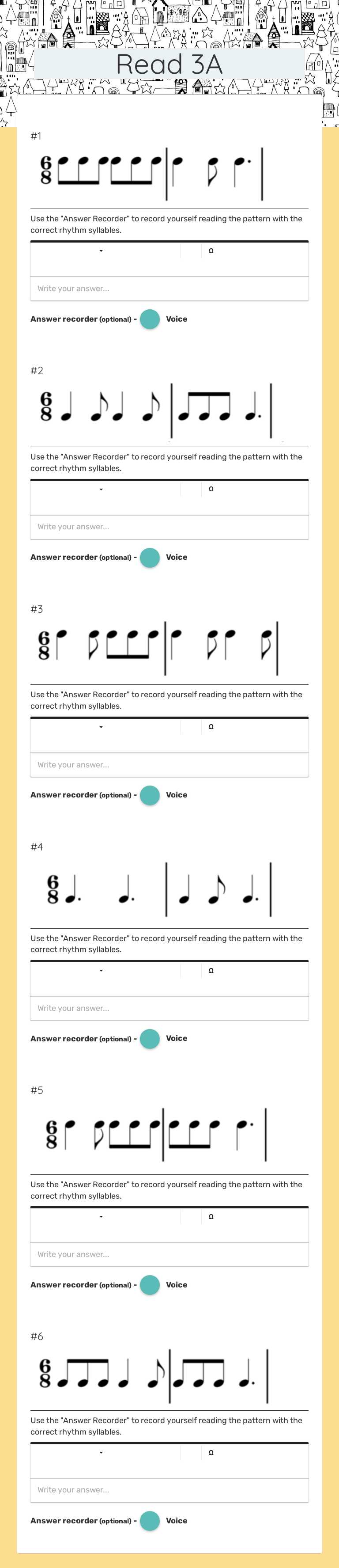 Read 3A worksheet preview image