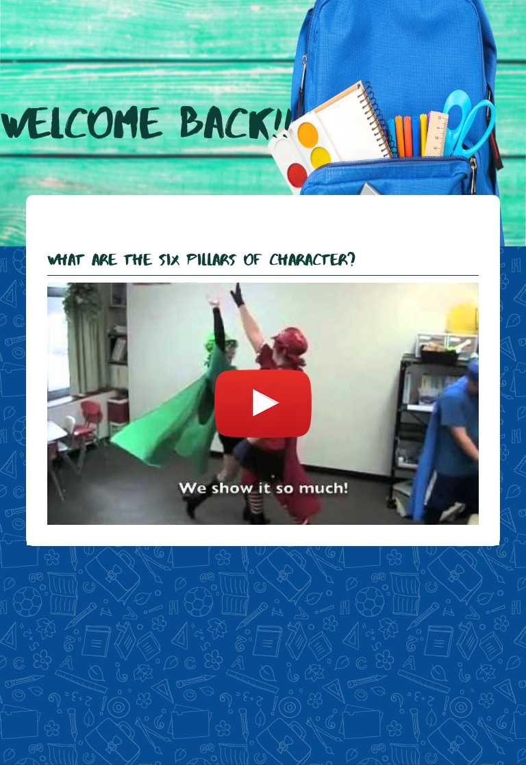 welcome back!! worksheet preview image