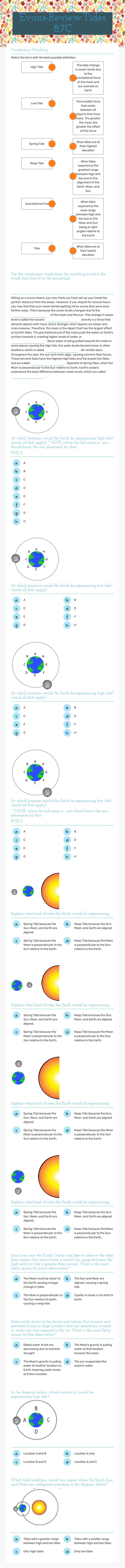 Evans-Review:Tides 8.7C worksheet preview image