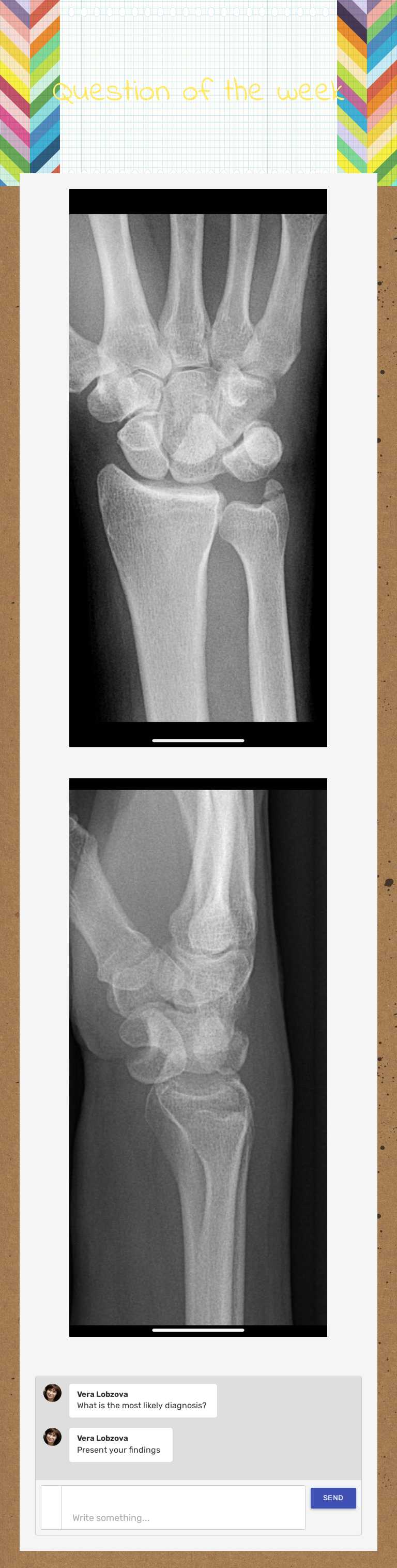 Question of the week worksheet preview image