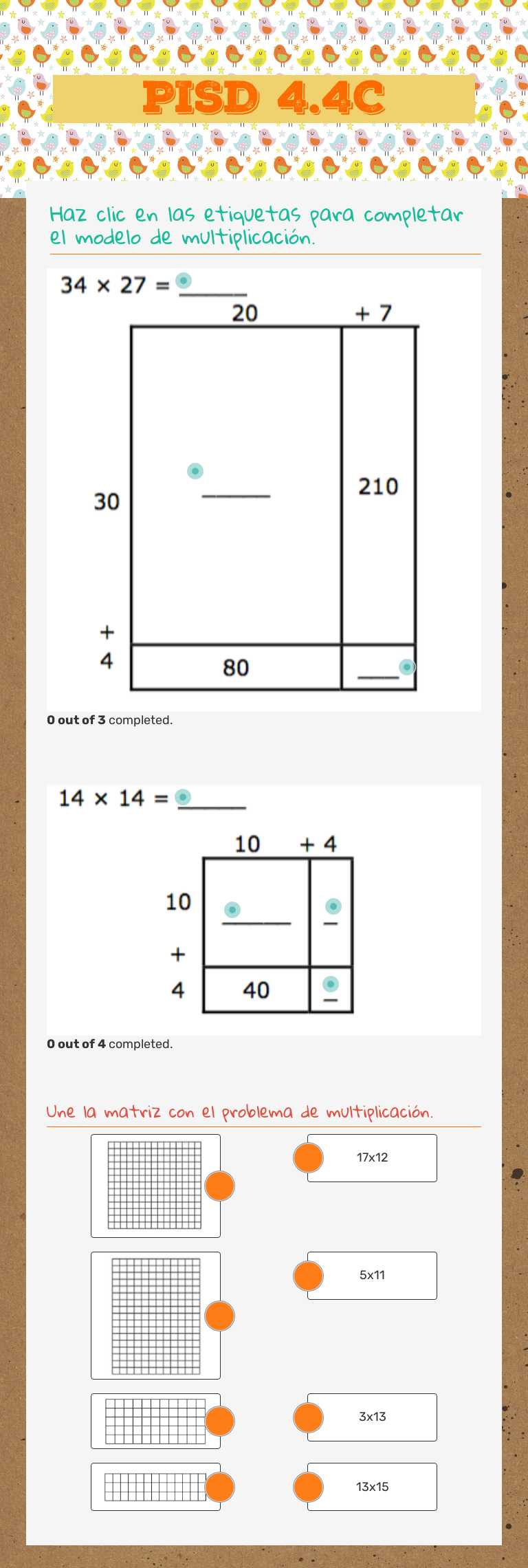 PISD 4.4C worksheet preview image