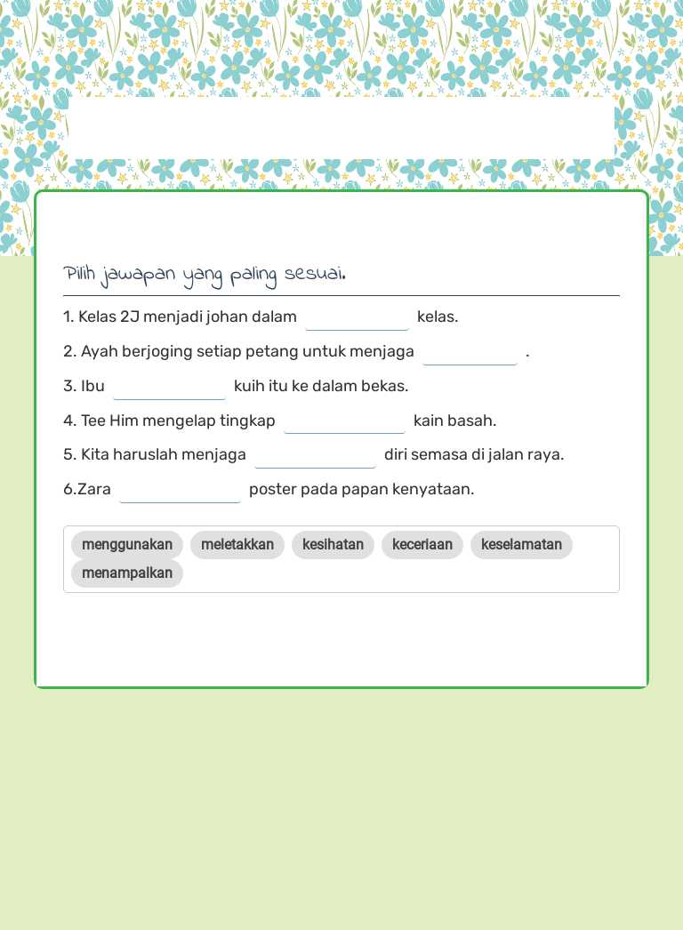 Imbuhan Apitan worksheet preview image