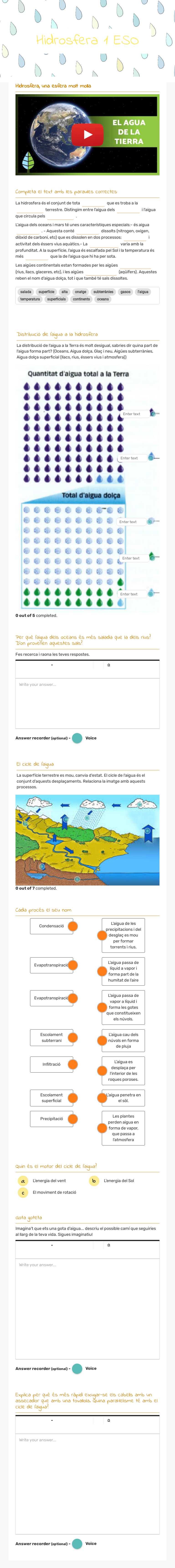 Hidrosfera
1 ESO worksheet preview image