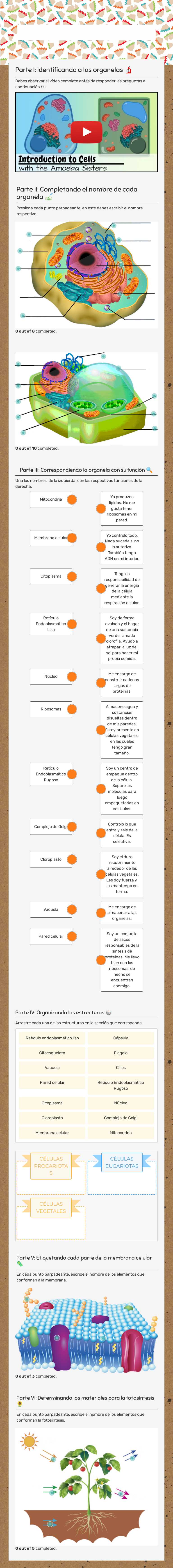 DIAGNÓSTICO DE BIOLOGÍA worksheet preview image