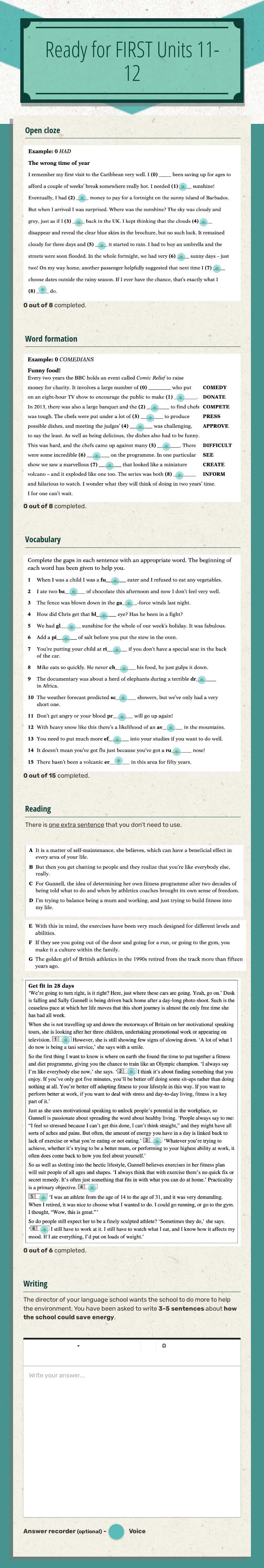 Ready for FIRST
Units 11-12 worksheet preview image