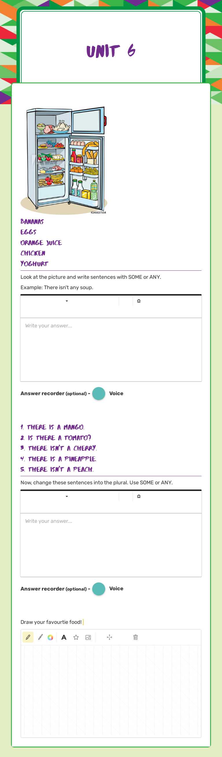 UNIT 6 worksheet preview image