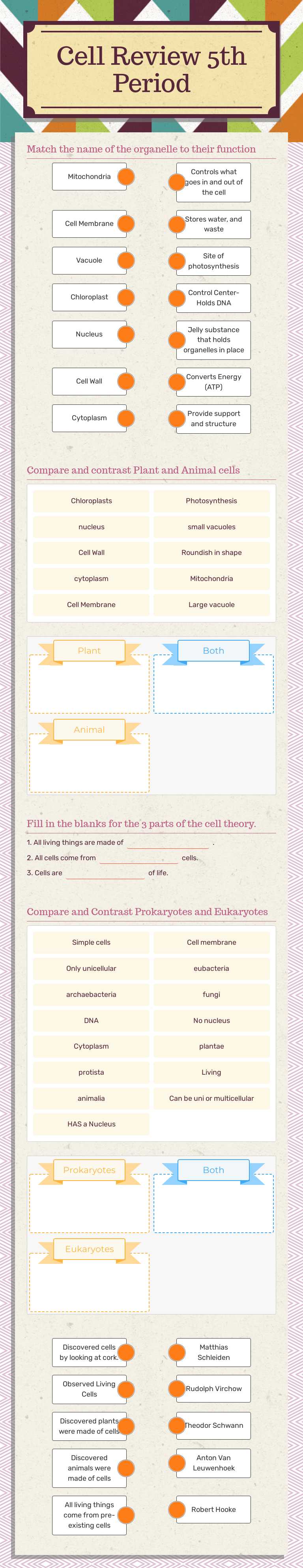 Cell Review
5th Period worksheet preview image