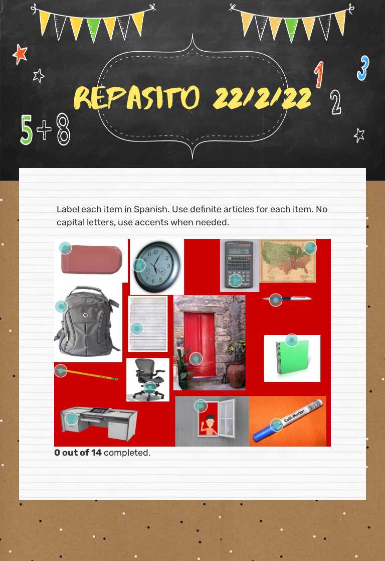 Repasito 22/2/22 Grade 7 worksheet preview