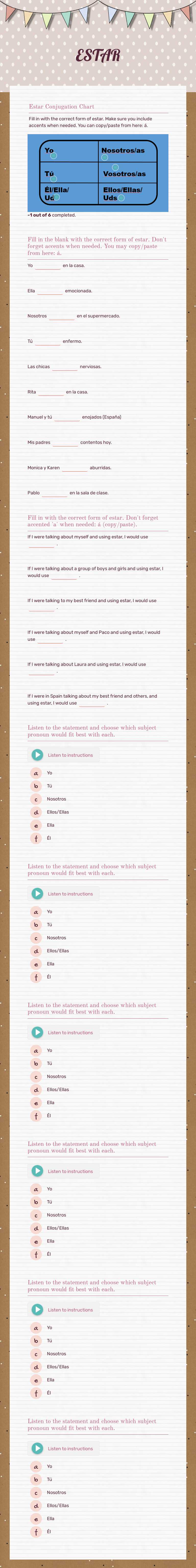 ESTAR worksheet preview image