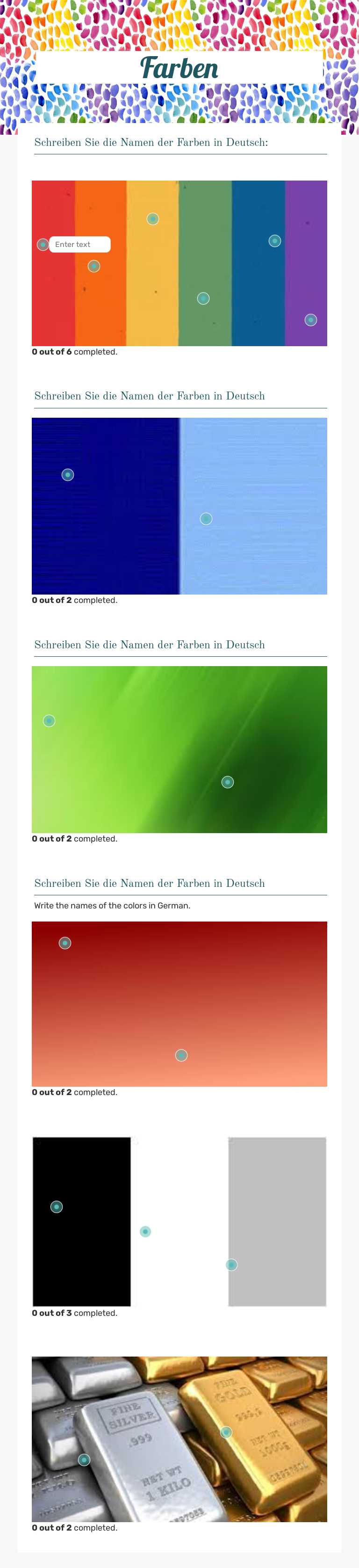 Farben Other worksheet preview
