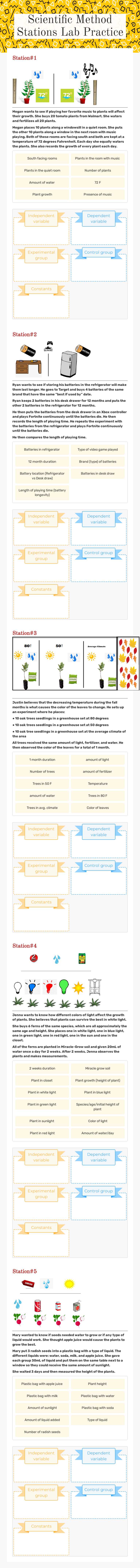 Unit 1 Review worksheet preview image