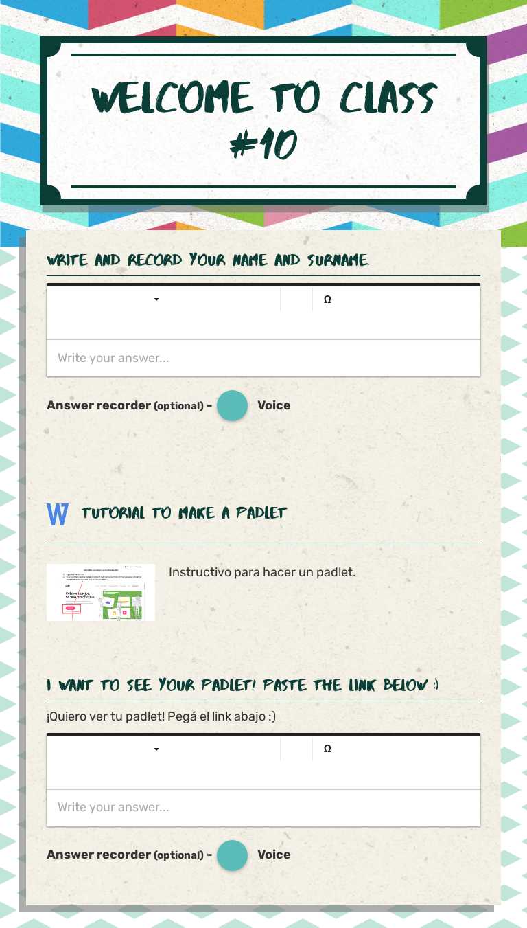 Welcome to class #10 worksheet preview image