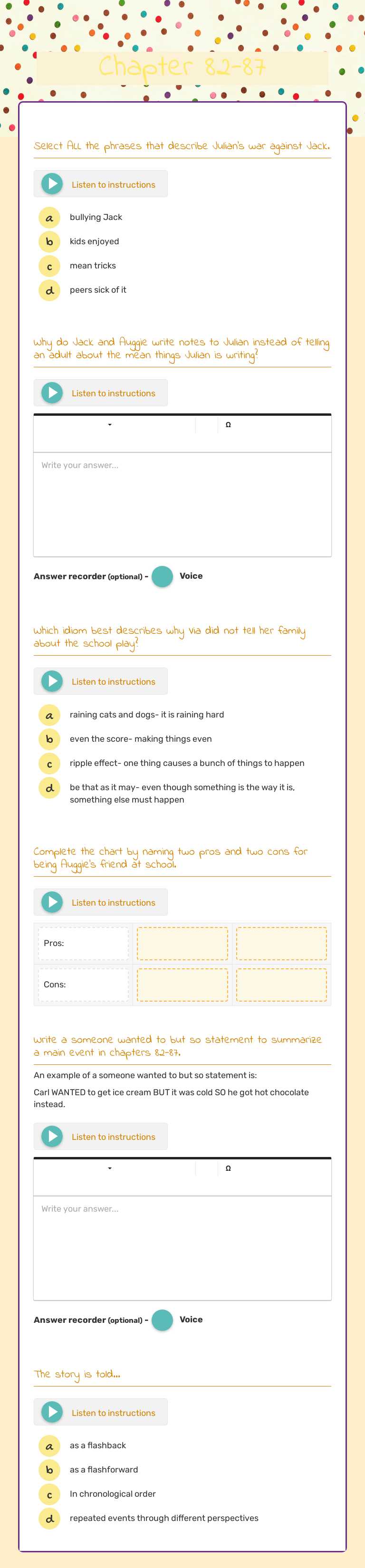 Chapter 82-87 worksheet preview image