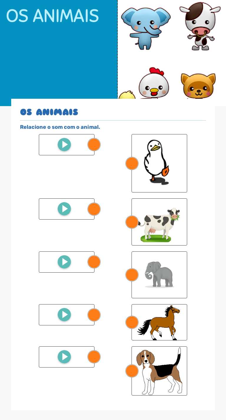 OS ANIMAIS worksheet preview image