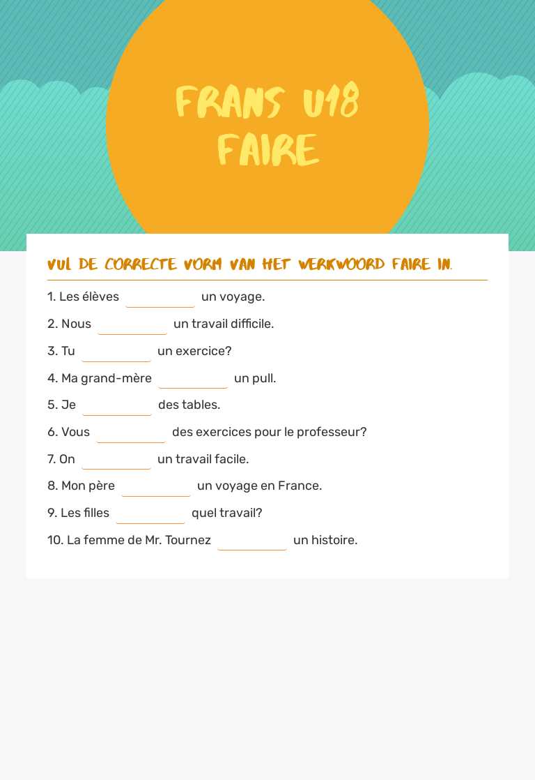 Frans U18
Faire worksheet preview image
