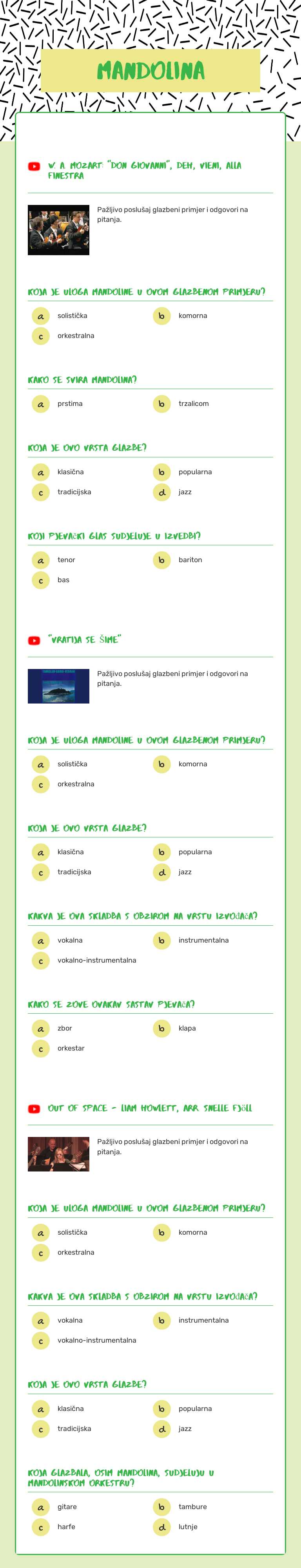 Mandolina worksheet preview image