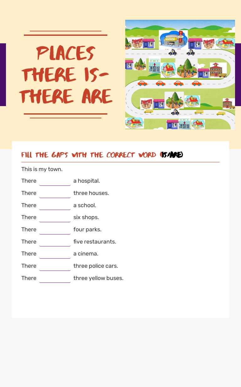Places
There is-There are worksheet preview image