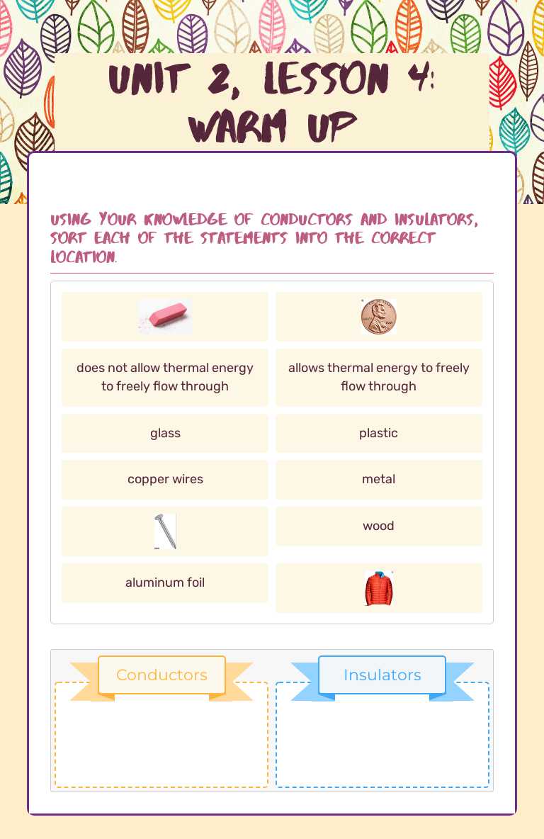 Unit 2, Lesson 4: Warm UP worksheet preview image