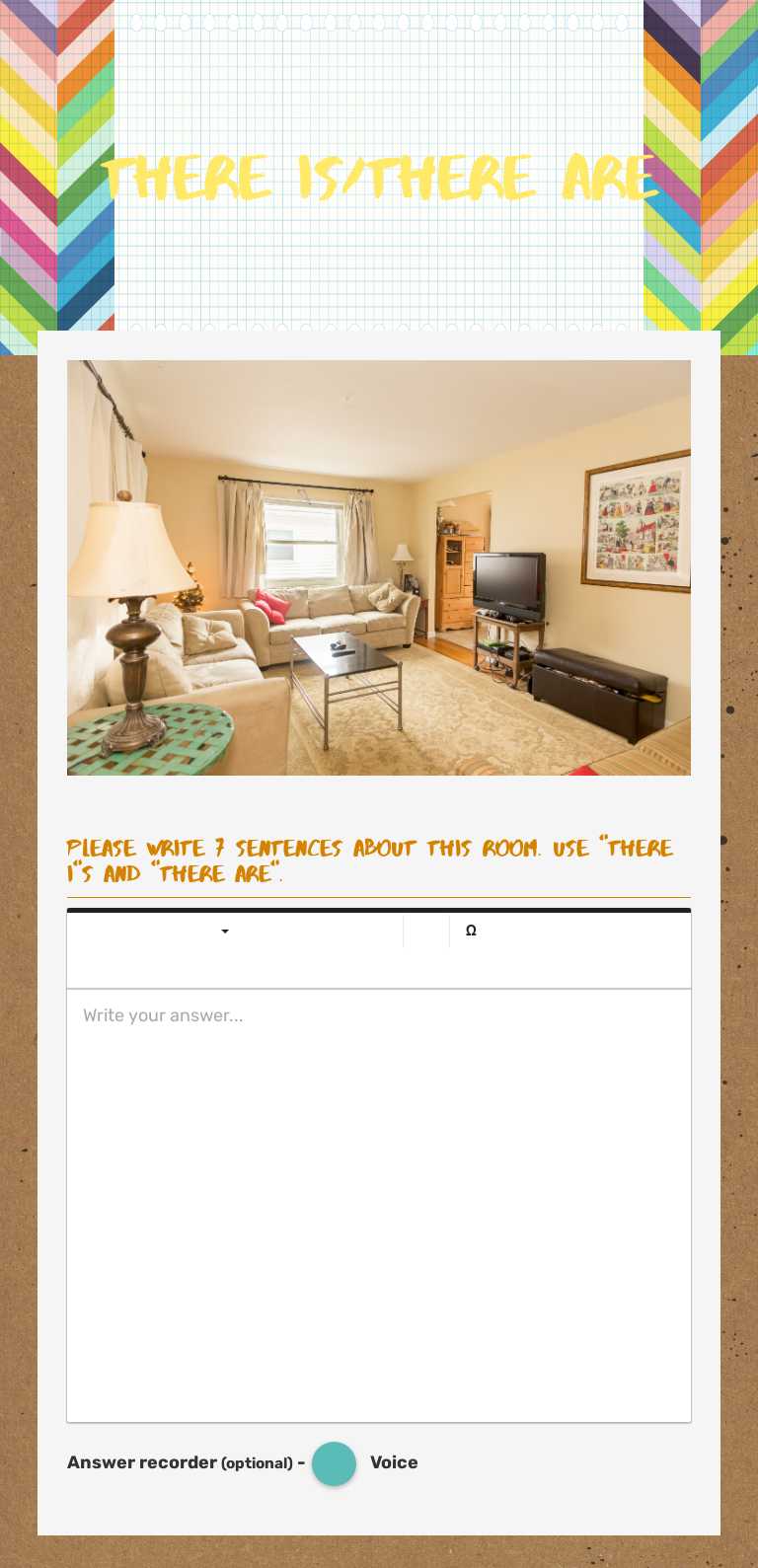 There is/there are worksheet preview image