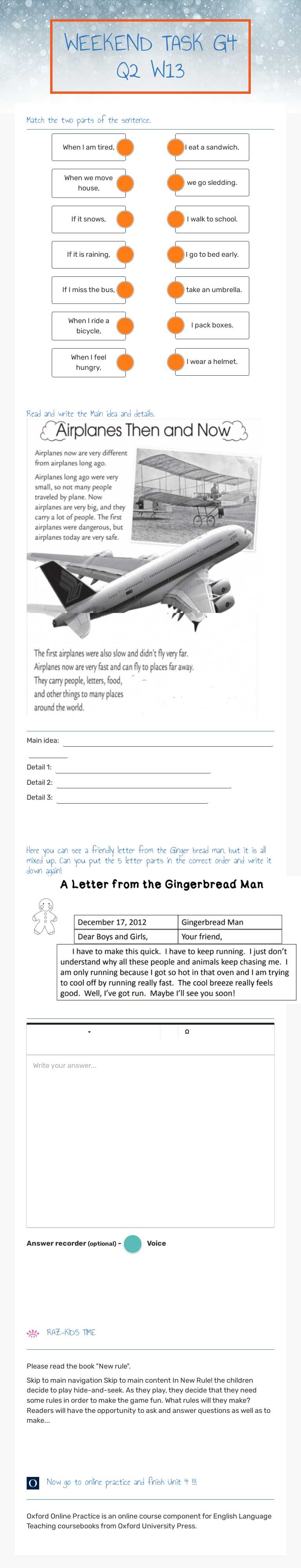 WEEKEND TASK G4 Q2 W13 worksheet preview image