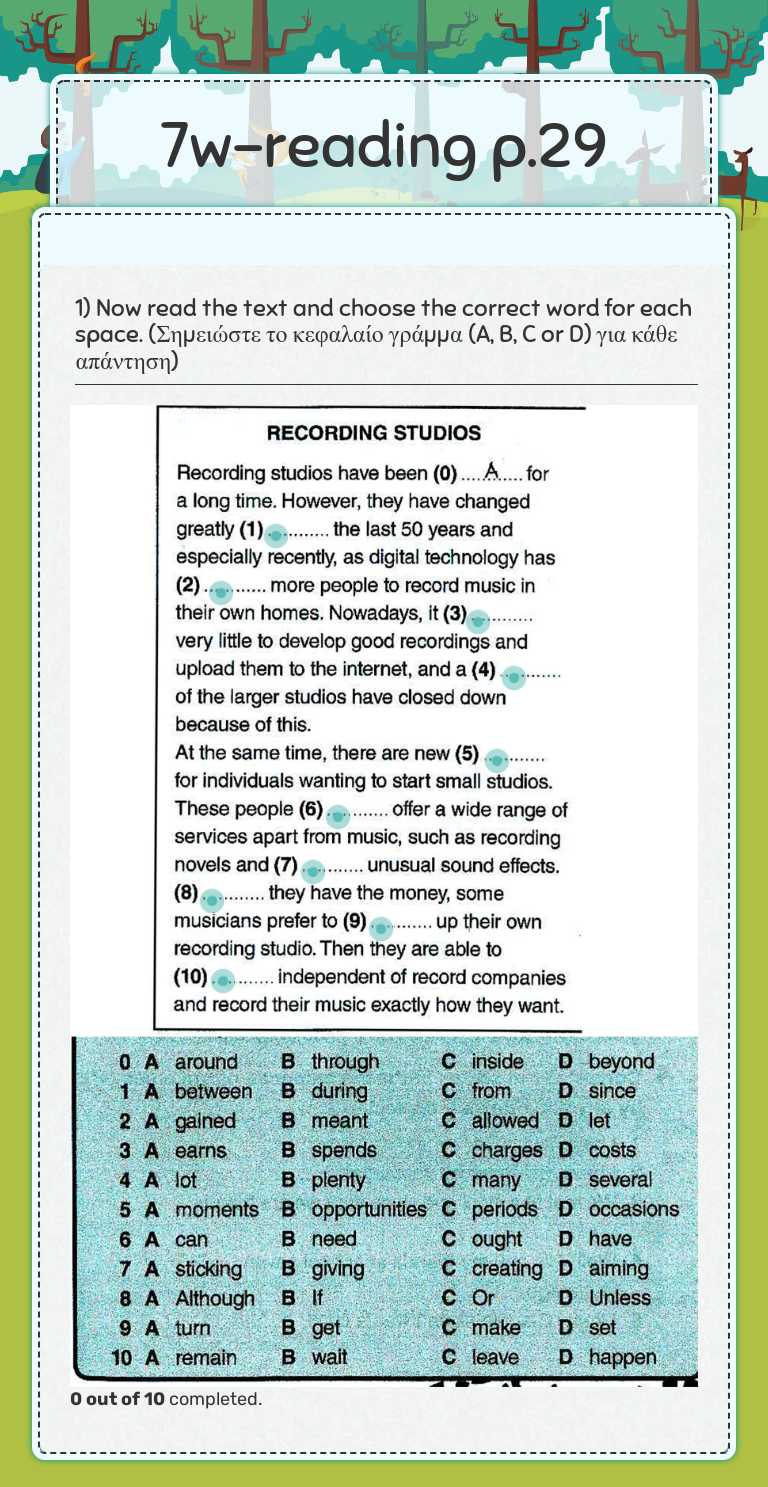 7w-reading p.29 Other worksheet preview