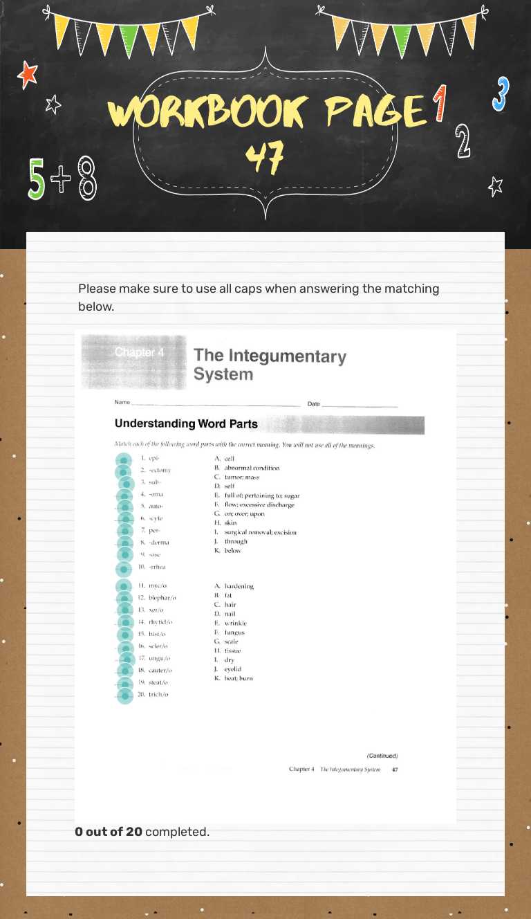 Workbook Page 47 worksheet preview image