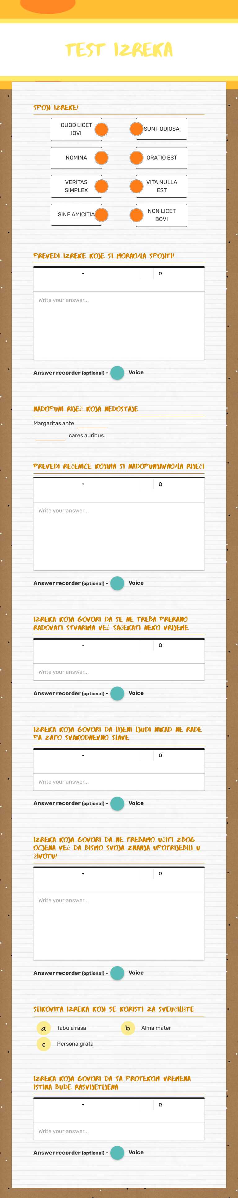 TEST IZREKA Other worksheet preview
