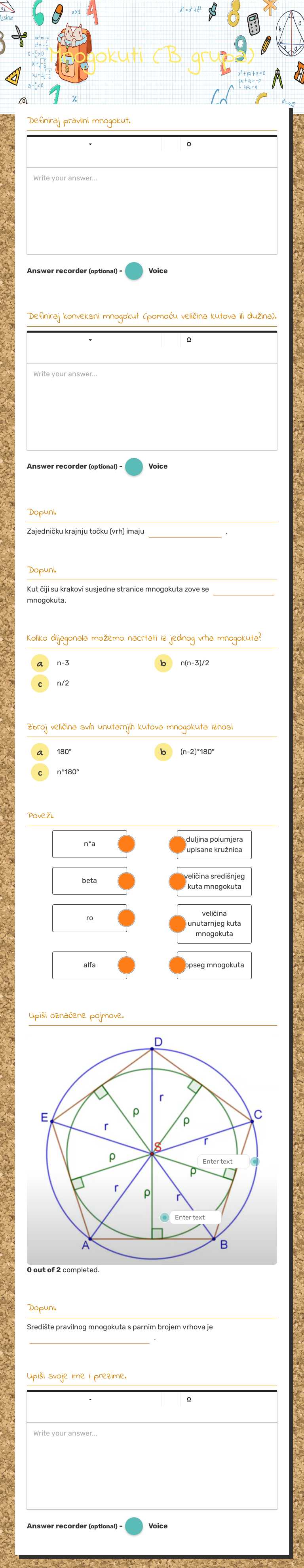 Mnogokuti (B grupa) worksheet preview image