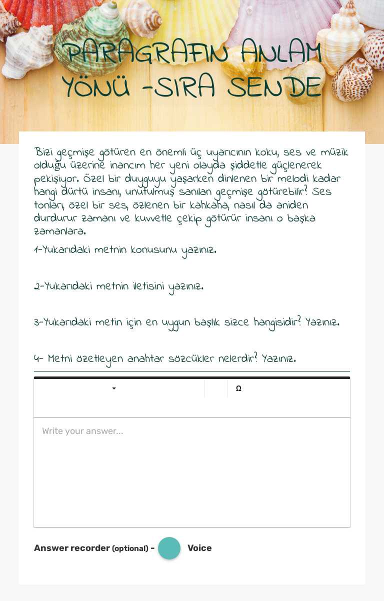 PARAGRAFIN ANLAM YÖNÜ -SIRA SENDE worksheet preview image