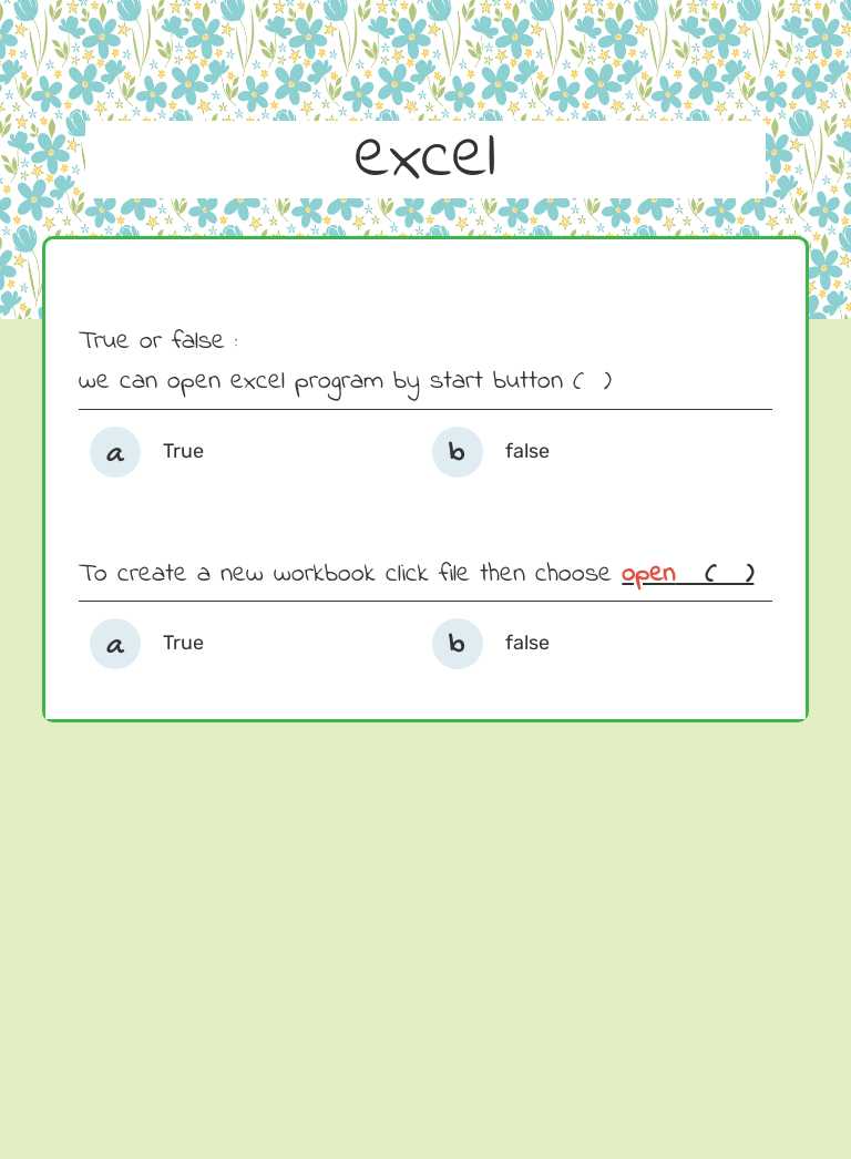 excel worksheet preview image