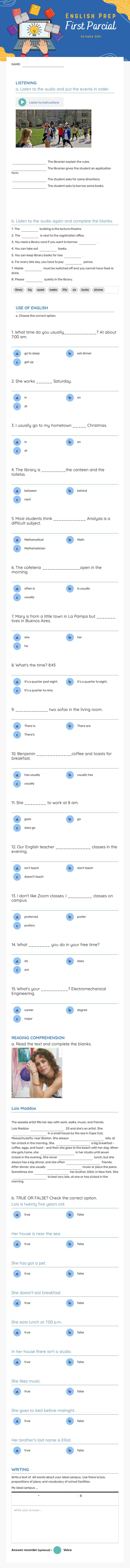 Worksheet OUE1FQ worksheet preview image