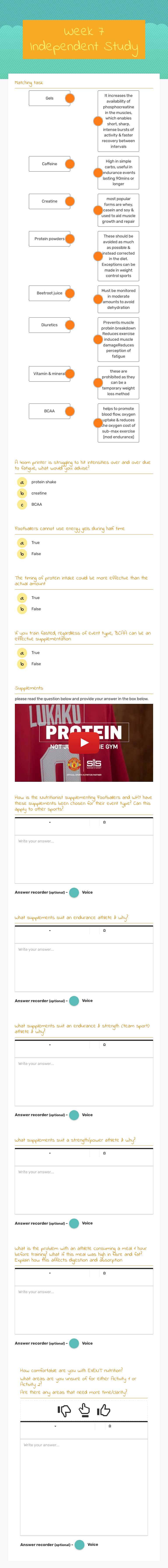 Week 7 Independent Study worksheet preview image