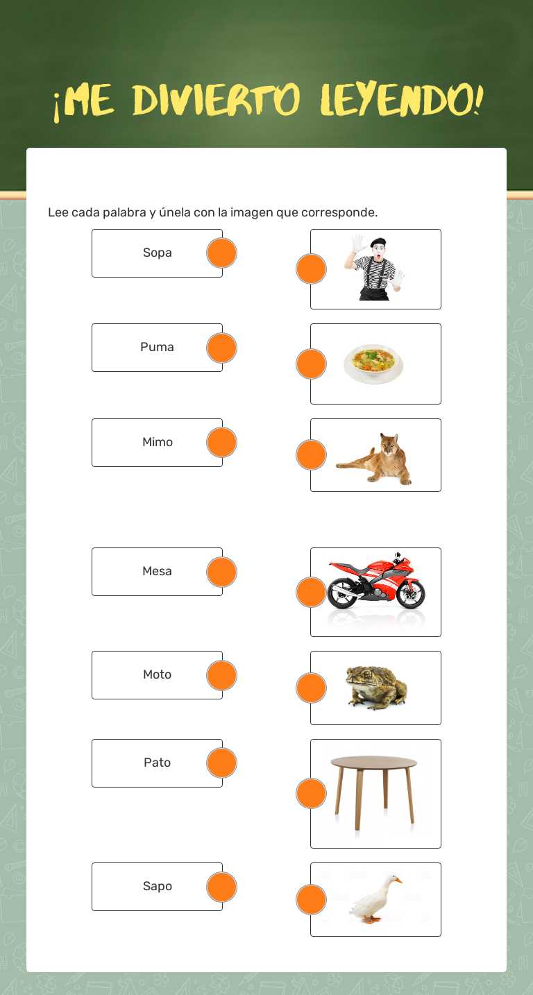 ¡Me divierto leyendo! worksheet preview image