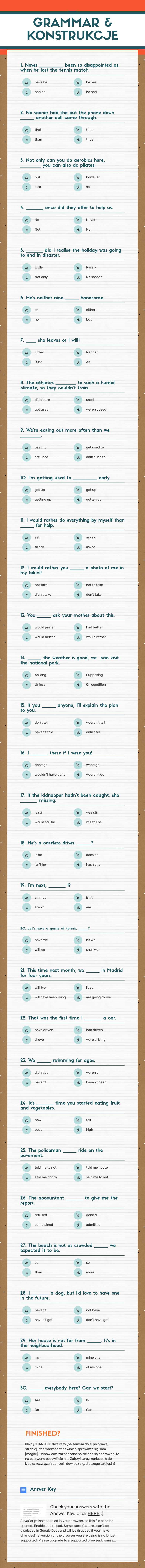 GRAMMAR 
& KONSTRUKCJE worksheet preview