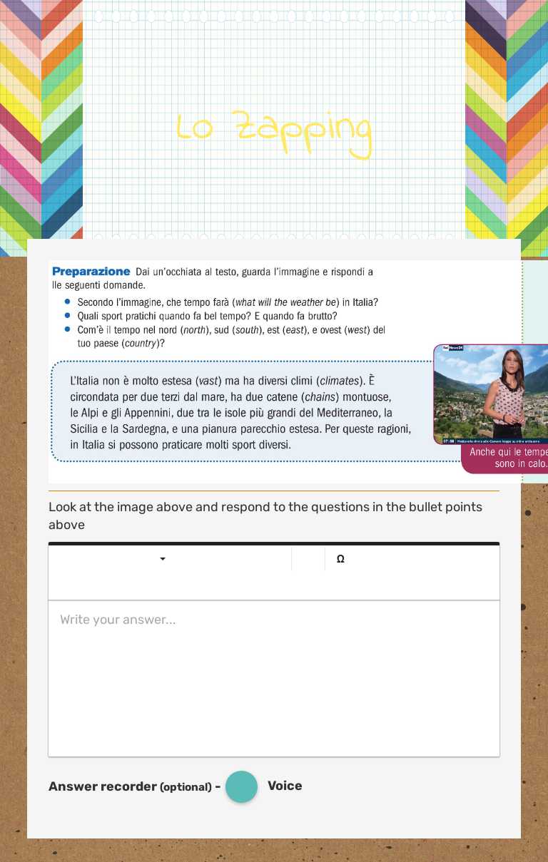 Lo Zapping worksheet preview image
