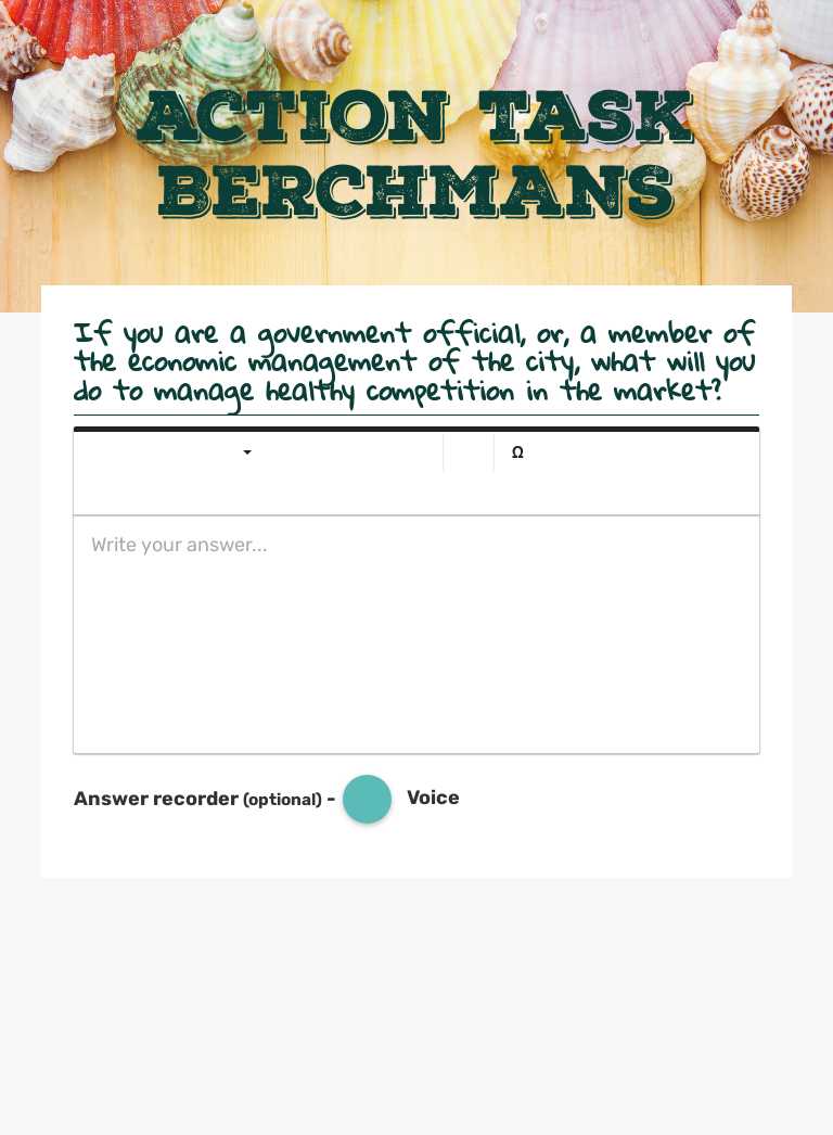 Action Task BERCHMANS worksheet preview image