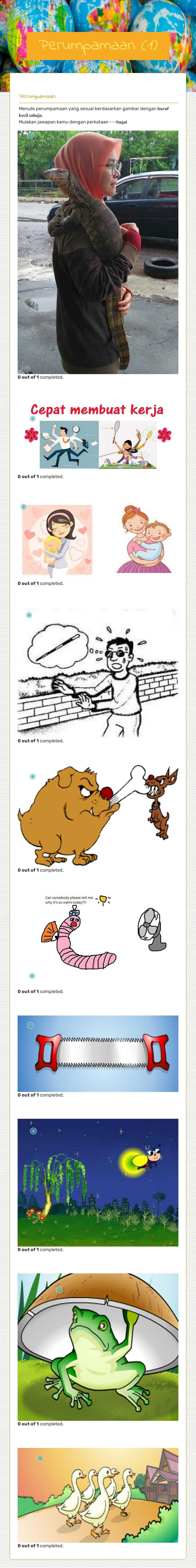 Perumpamaan (1) worksheet preview image