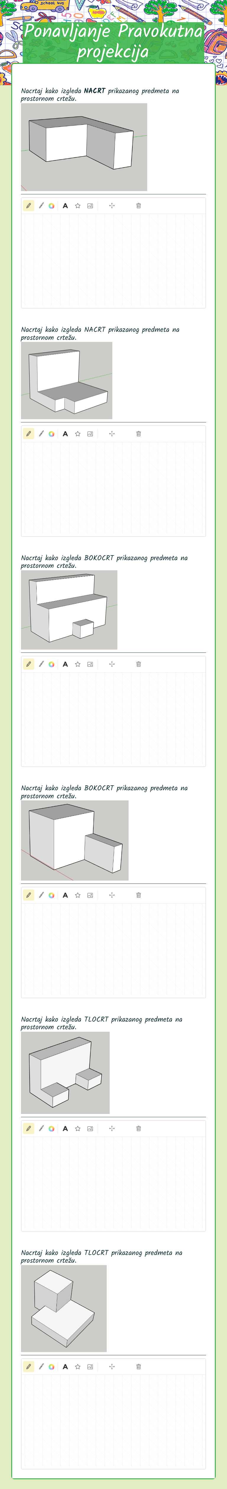 Ponavljanje        
  Pravokutna projekcija worksheet preview image